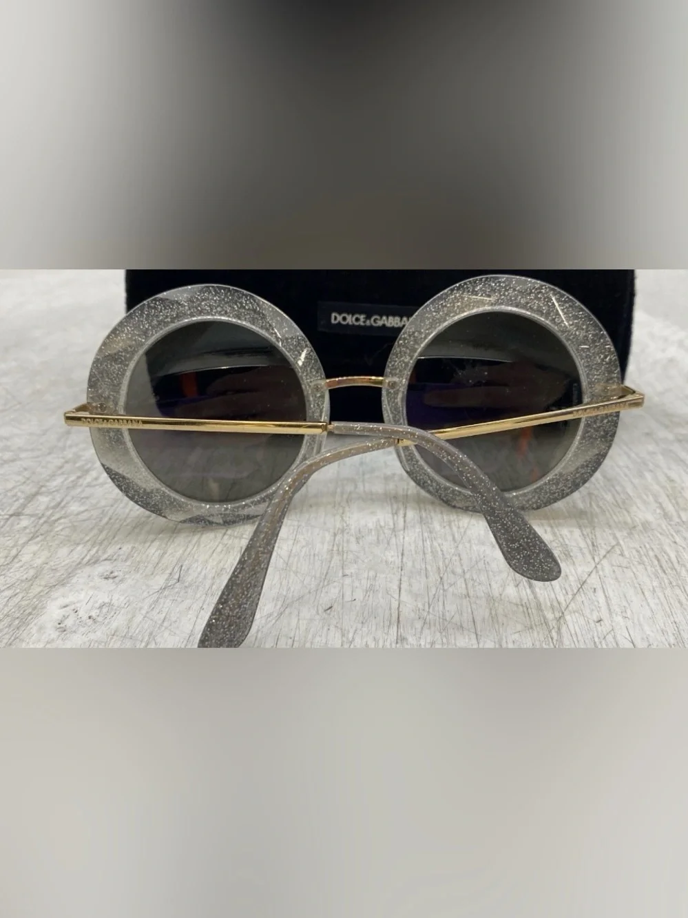 Dolce & Gabbana DG6105 SUNGLASSES Crystal/Glitter / Silver - metal frame